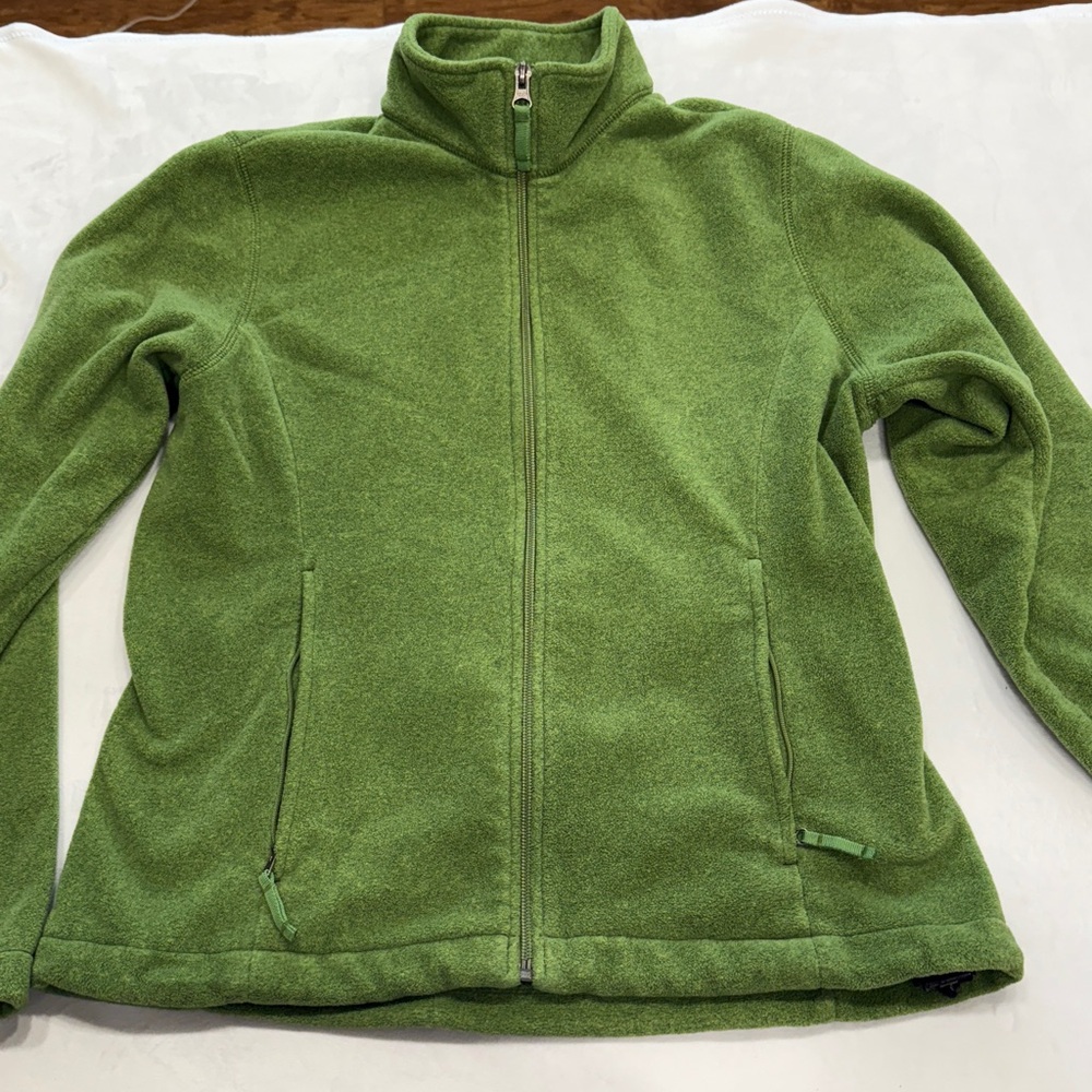 3/$16!!Lands' End Green Fleece Pullover